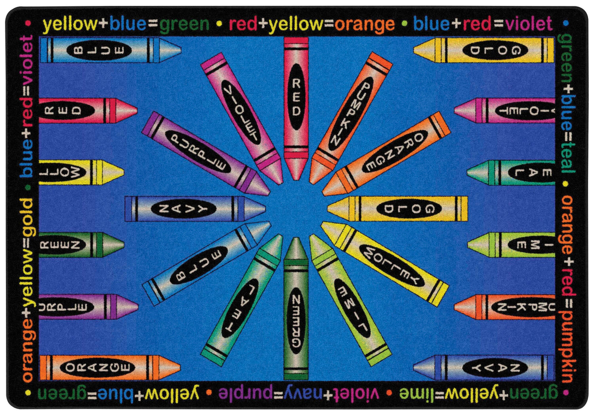 FLAGSHIP CARPETS - ALL MIXED UP - RECTANGLE - 6 FT X 8 FT 4 IN - SPECIFY COLOR