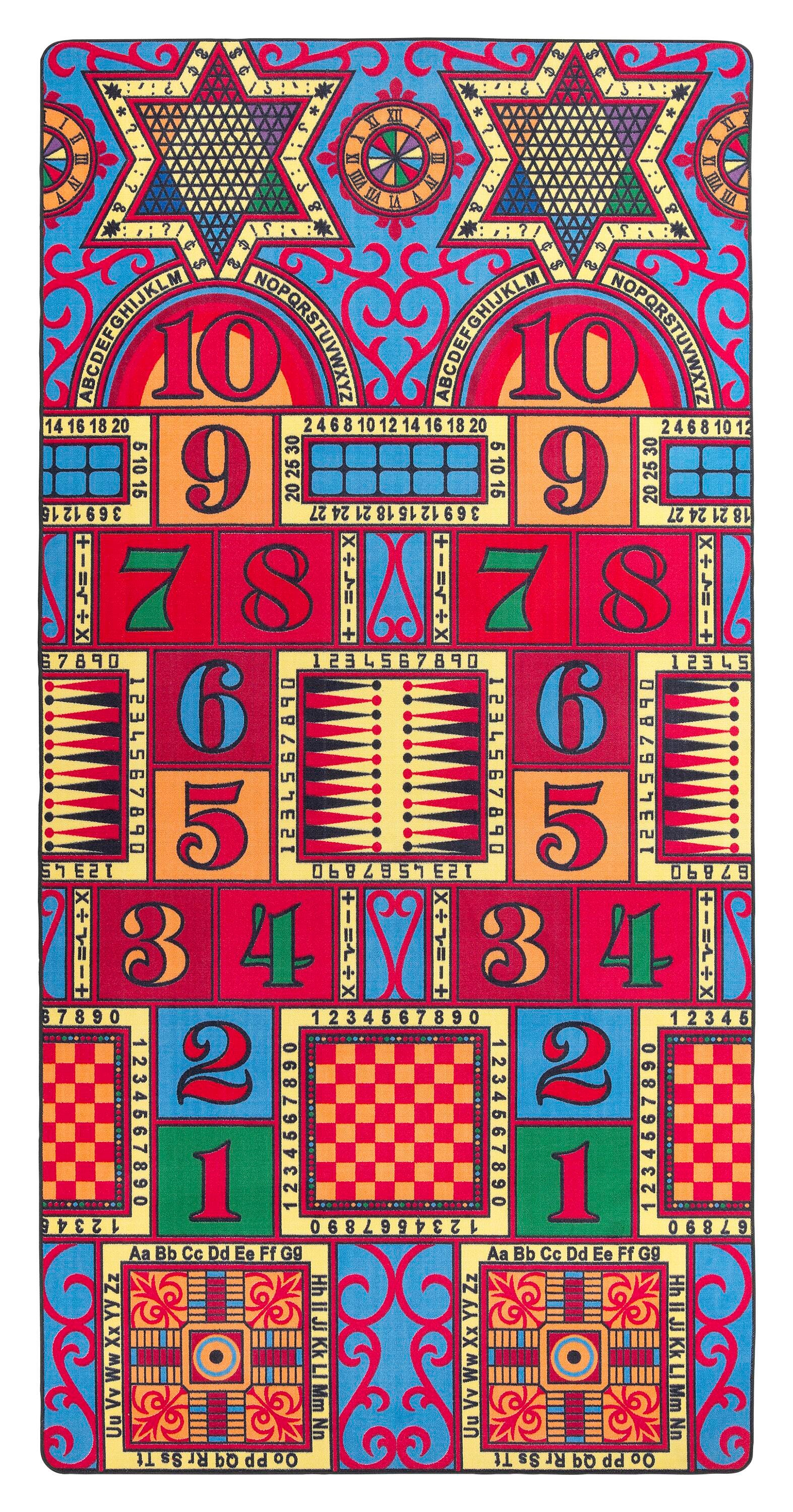 FLAGSHIP CARPETS - GAMES THAT TEACH - RECTANGLE - 6 FT X 12 FT - SPECIFY COLOR