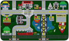 FLAGSHIP CARPETS - PLACES TO GO - RECTANGLE - 3 FT X 6 FT - SPECIFY COLOR