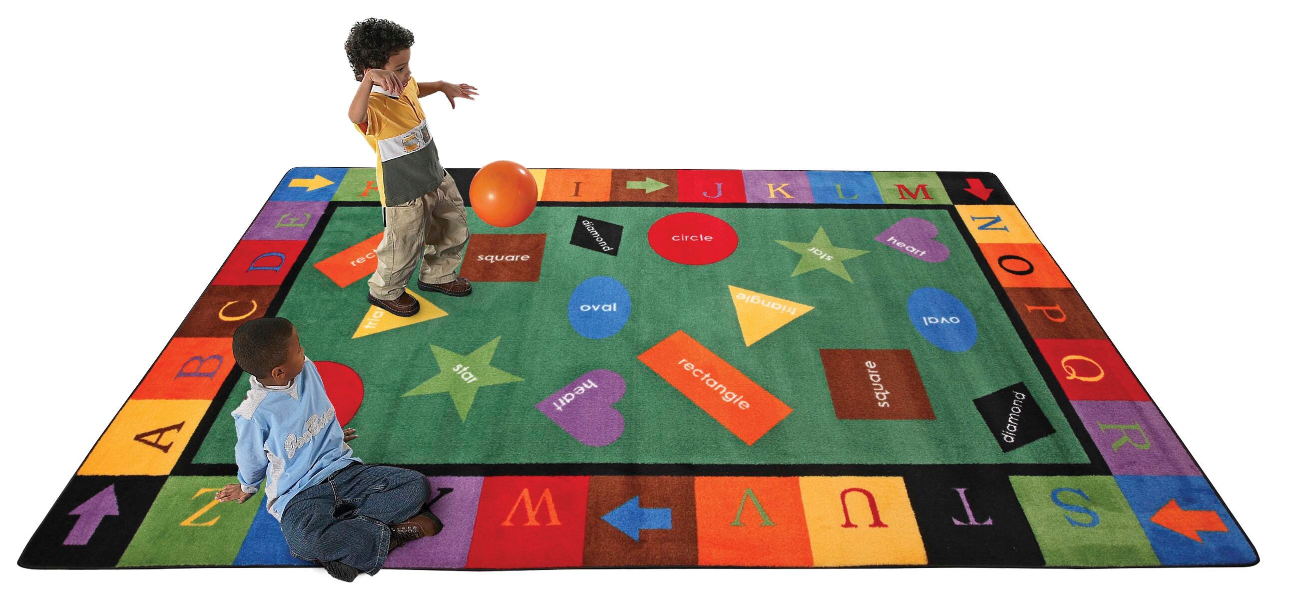 FLAGSHIP CARPETS - SIMPLE SHAPES - ROUND - 6 FT - PRIMARY COLOR