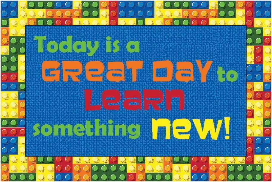 FLAGSHIP CARPETS WELCOME MAT GREAT DAY - 2 FT X 3 FT RECTANGLE