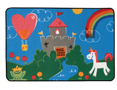 CARPETS FOR KIDS - KIDSVALUE FANTASY FUN - RECTANGLE - 3 FT X 4 FT 6 IN - PRIMARY COLOR