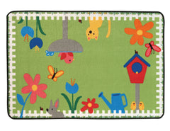 CARPETS FOR KIDS - KIDSVALUE GARDEN TIME - 4 FT X 6 FT RECTANGLE