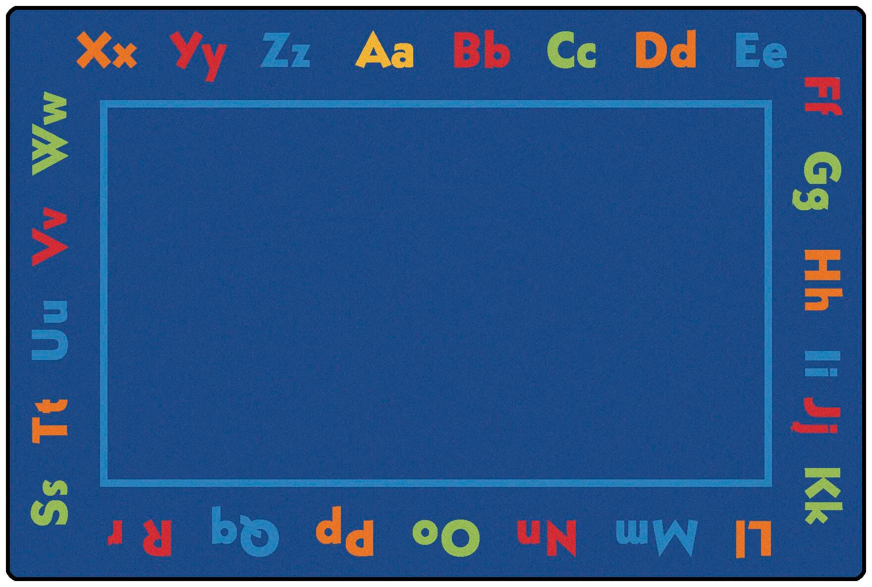 CARPETS FOR KIDS - KIDSVALUE PLUS ALPHABET - 6 FT X 9 FT RECTANGLE