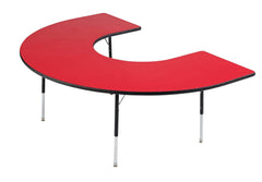 TABLE - CLASSROOM SELECT - HORSESHOE ACTIVITY TABLE - 48 W X 72 D IN - SPECIFY PRODUCT HEIGHT - LAMINATE - LOCKEDGE - SPECIFY TOP COLOR - SPECIFY EDGE COLOR - SPECIFY LEG COLOR - STANDARD