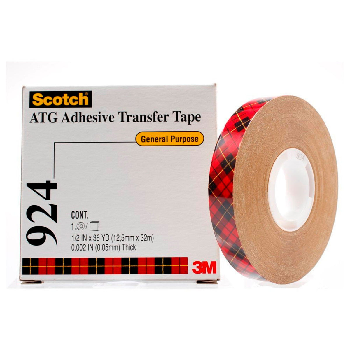TAPE SCOTCH ADHESIVE TRANSFER 0.50 IN X 60YD
