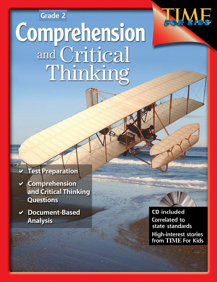 BOOK COMPREHENSION AND CRITICAL THINKING GRADE 2