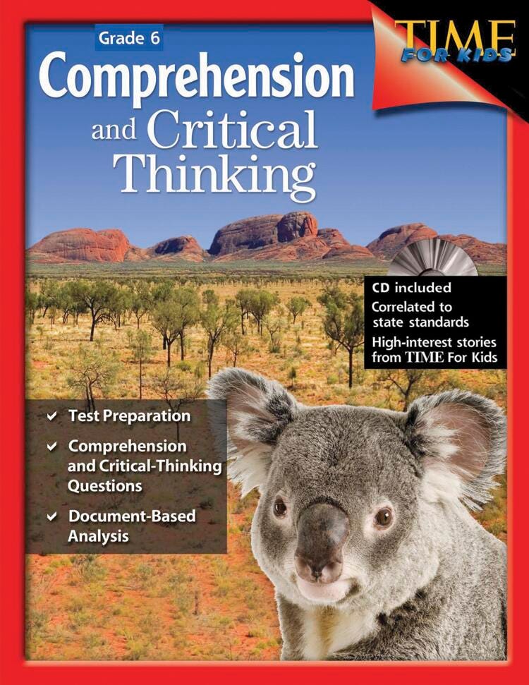 BOOK COMPREHENSION AND CRITICAL THINKING GRADE 6