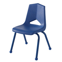CHAIR - CLASSROOM SELECT - ROYAL SEATING 1100 4-LEG CHAIR - 14 IN - SPECIFY SEAT AND BACK COLOR - MATCHING - BALL GLIDE
