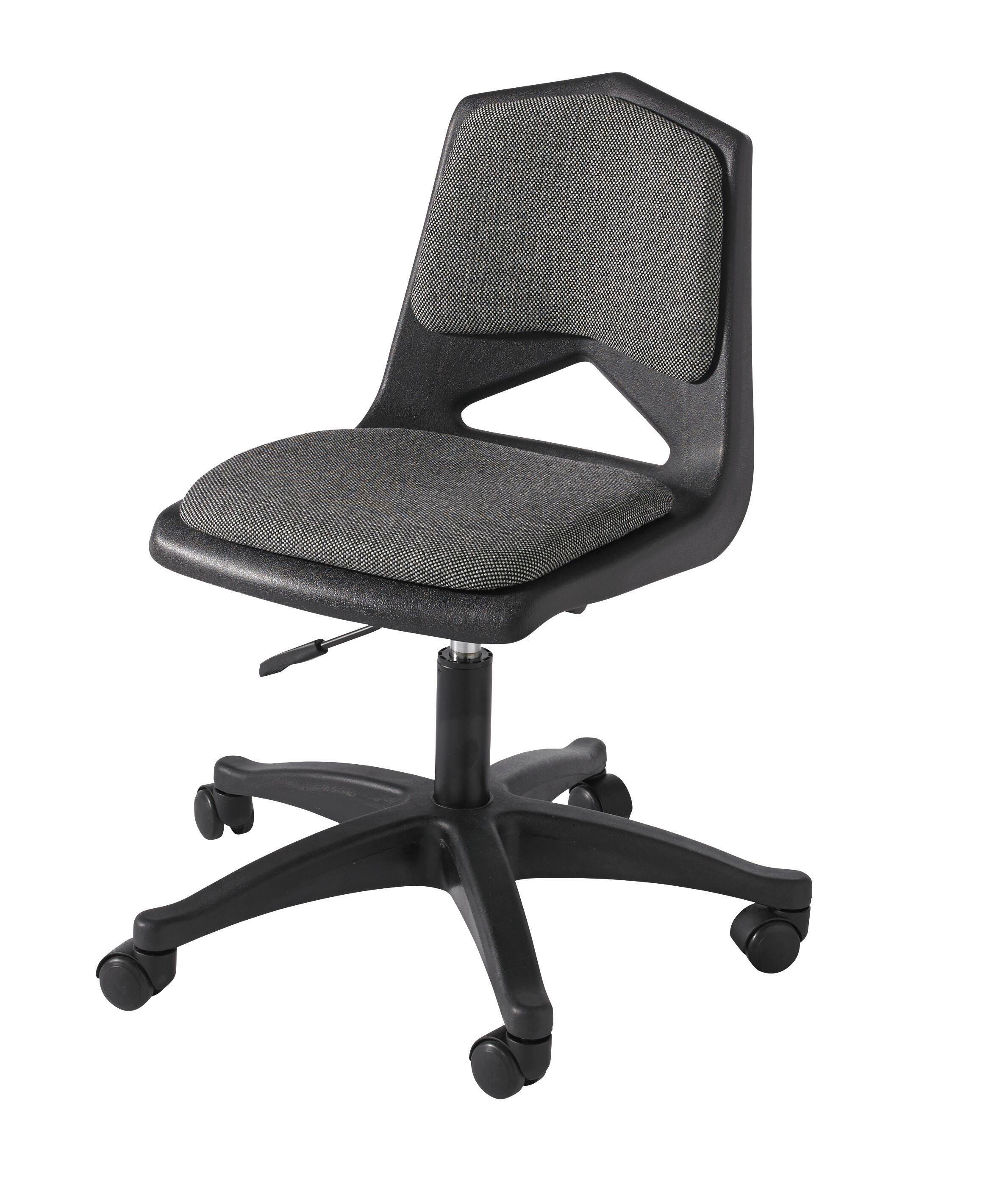 CHAIR - CLASSROOM SELECT - ROYAL SEATING 1100 PNEUMATIC LIFT CHAIR - PADDED SEAT AND BACK - SPECIFY SEAT AND BACK COLOR - SPECIFY FABRIC COLOR