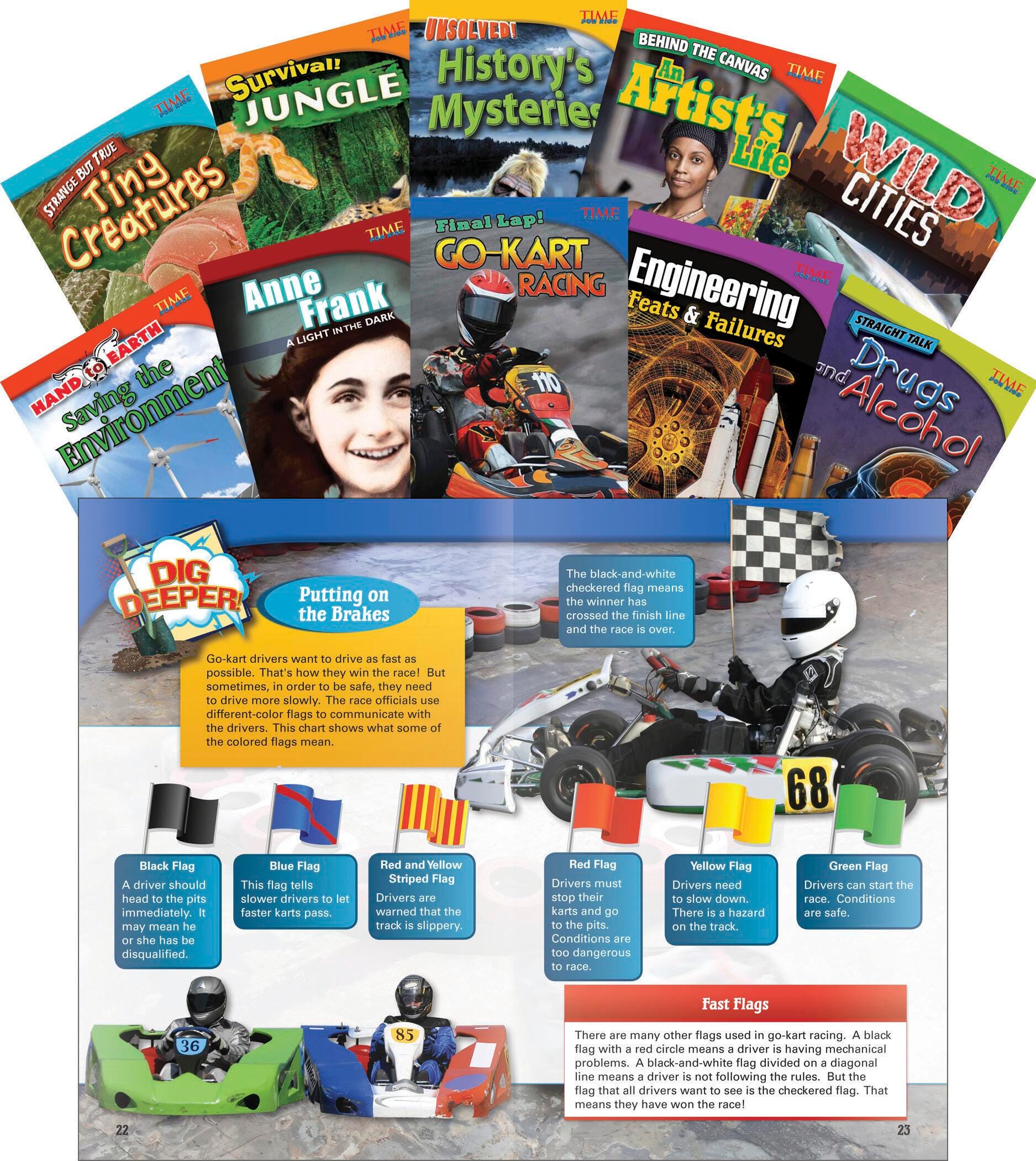 BOOKS TIME FOR KIDS INFORMATIONAL TEXT GR 4 ENG SET 3 SET OF 10