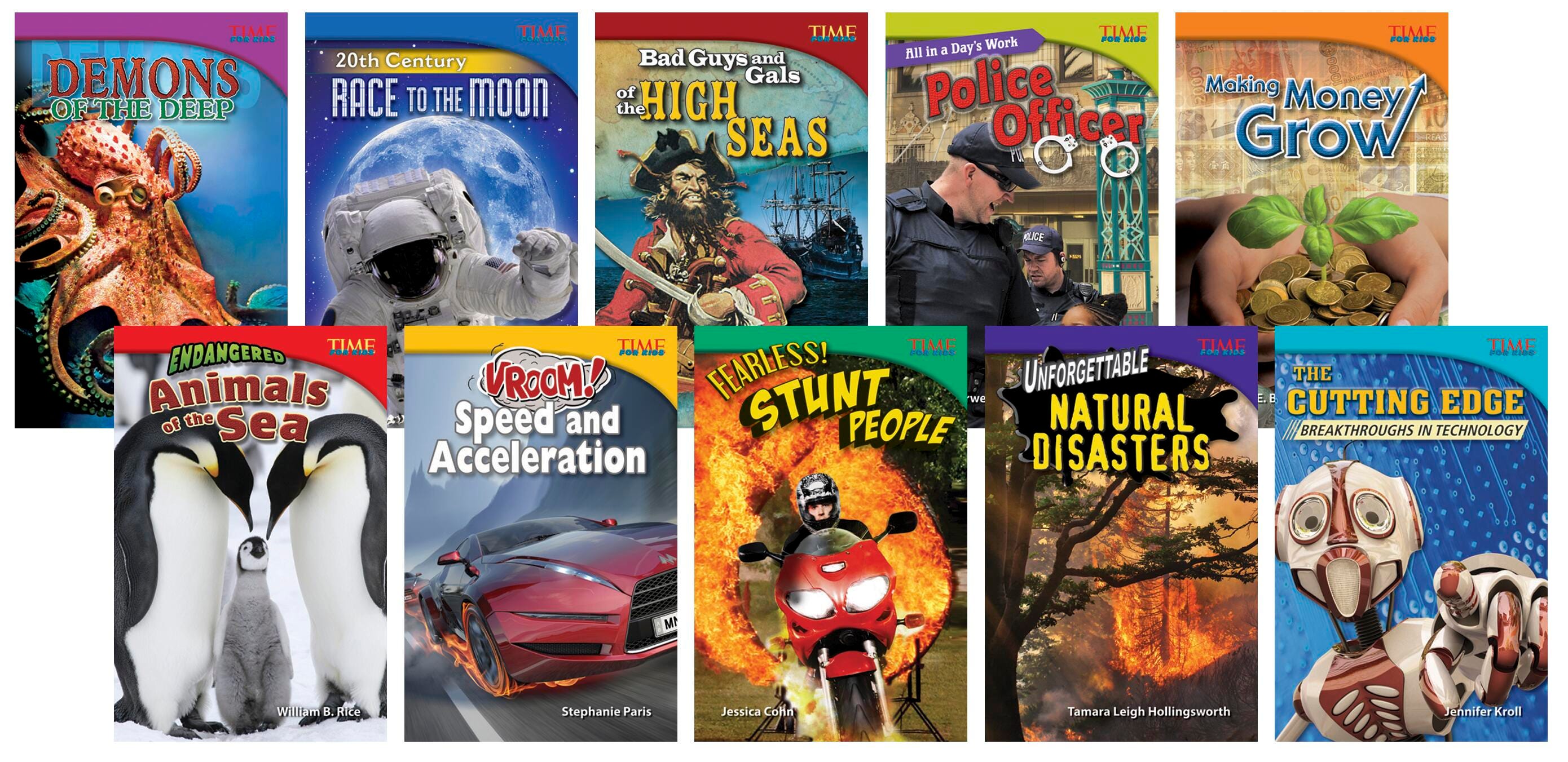 BOOKS TIME FOR KIDS INFORMATIONAL TEXT GR 5 ENG SET 1 SET OF 10