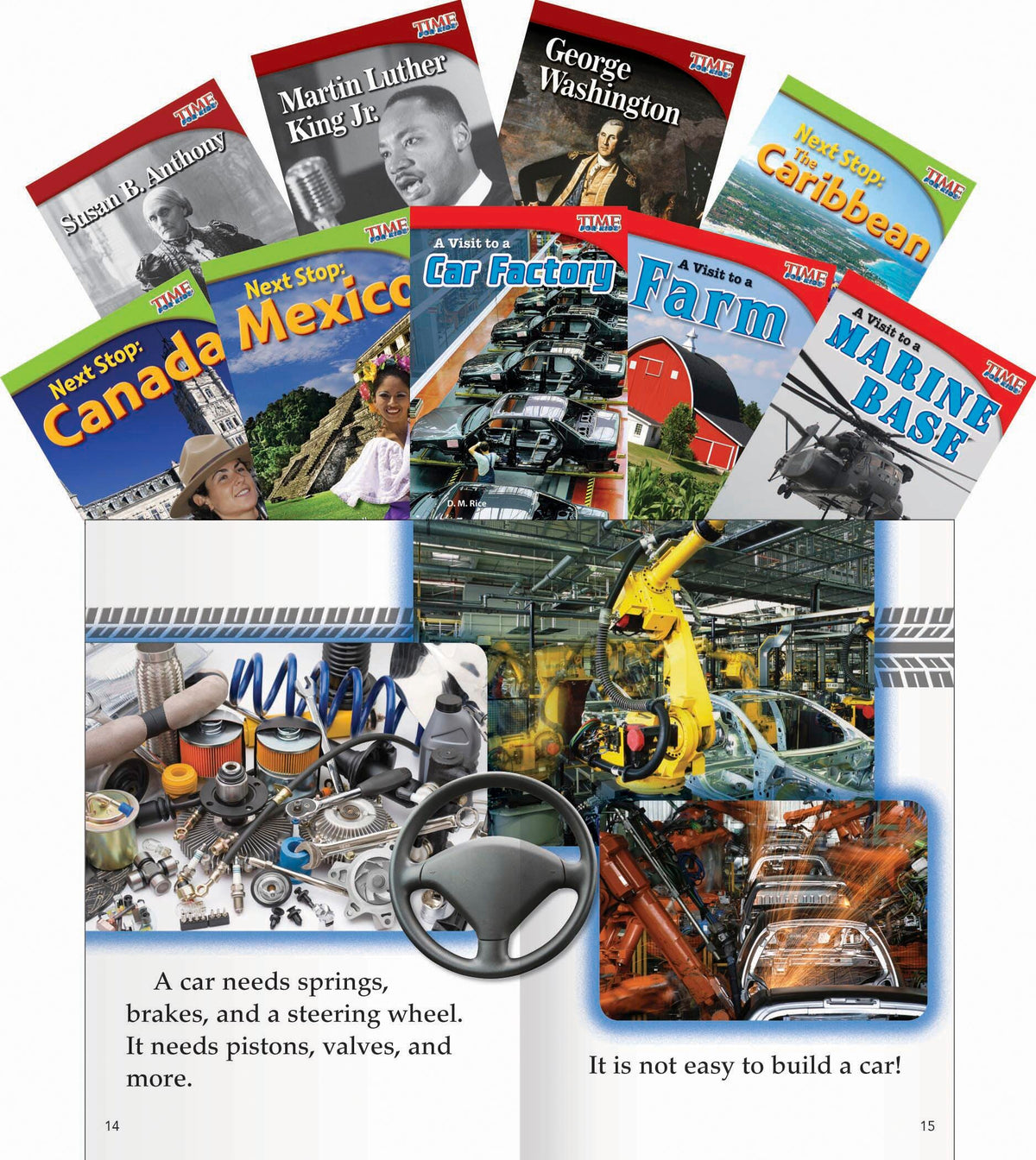 BOOKS SOCIAL STUDIES GUIDED READING GRADE 2 SET OF 9