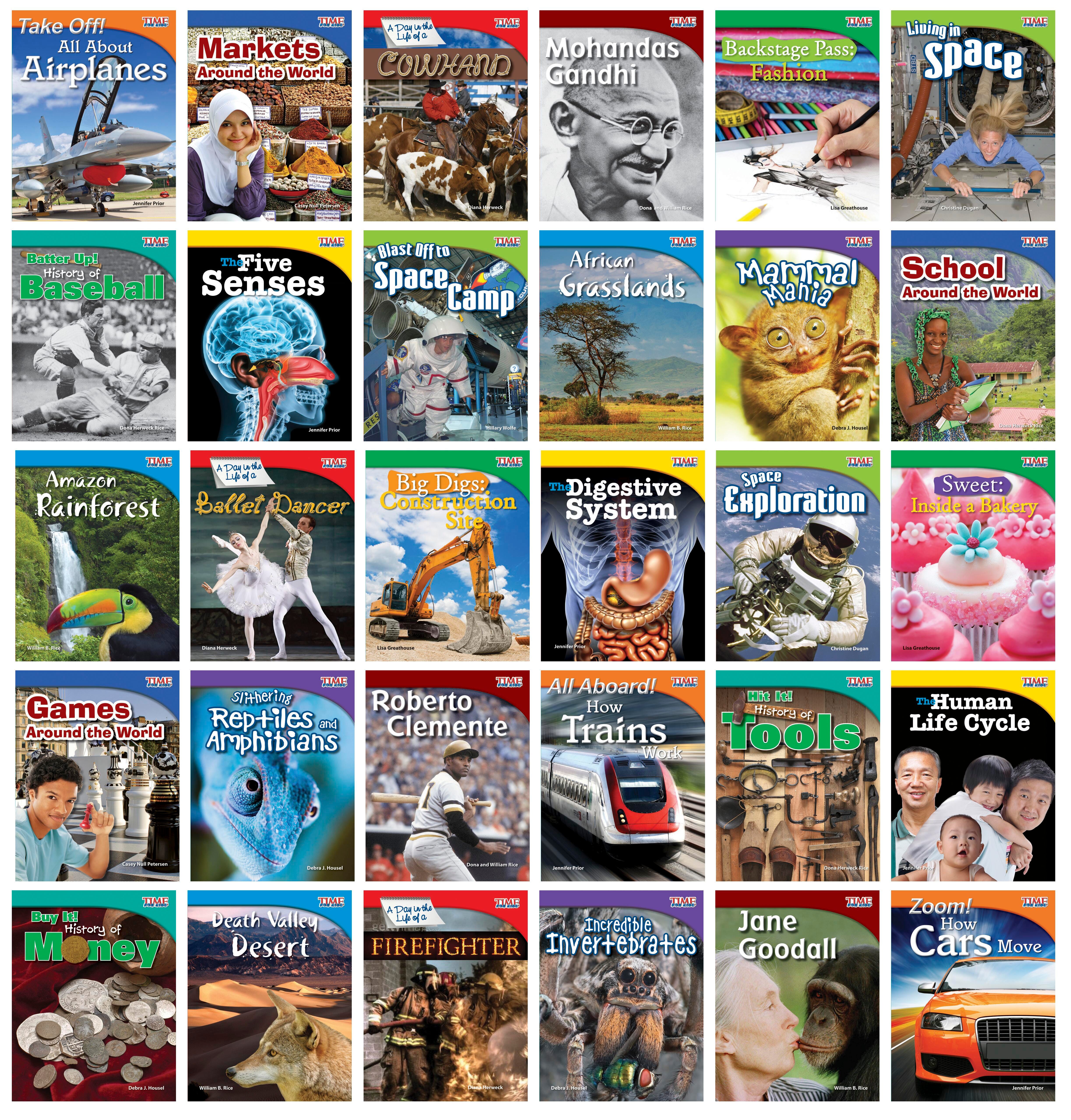 BOOKS TIME FOR KIDS INFORMATIONAL TEXT GR 3 ENG SET OF 30