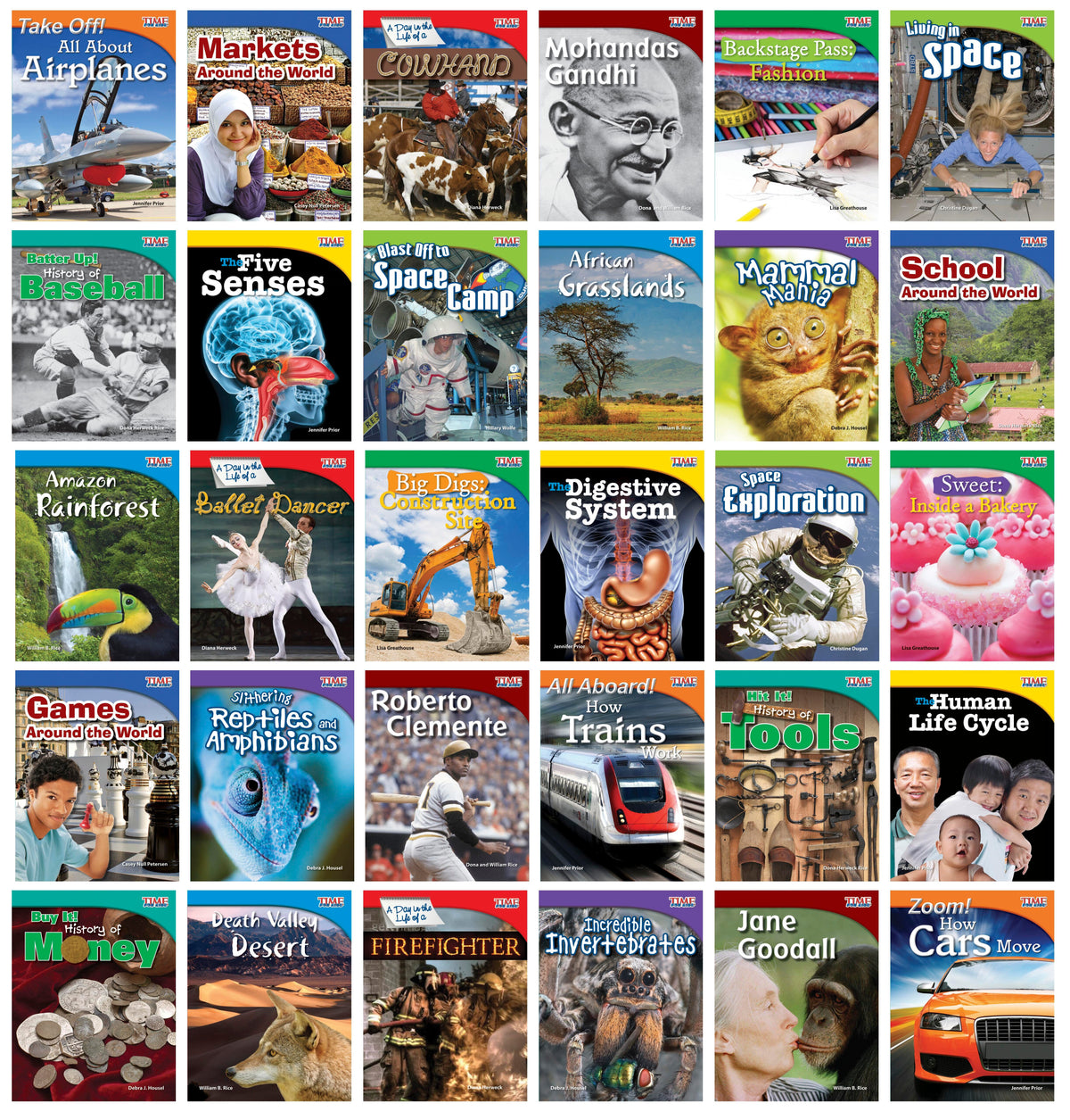 BOOKS TIME FOR KIDS INFORMATIONAL TEXT GR 3 ENG SET OF 30