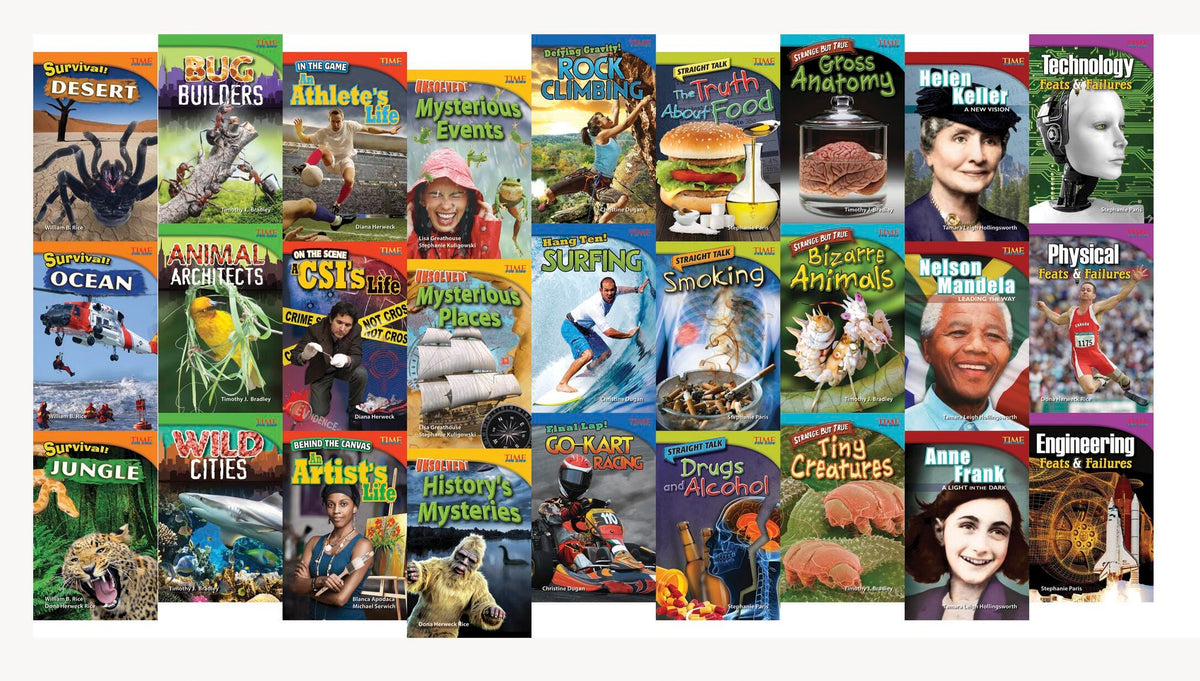 BOOKS TIME FOR KIDS INFORMATIONAL TEXT GR 4 ENG SET OF 30