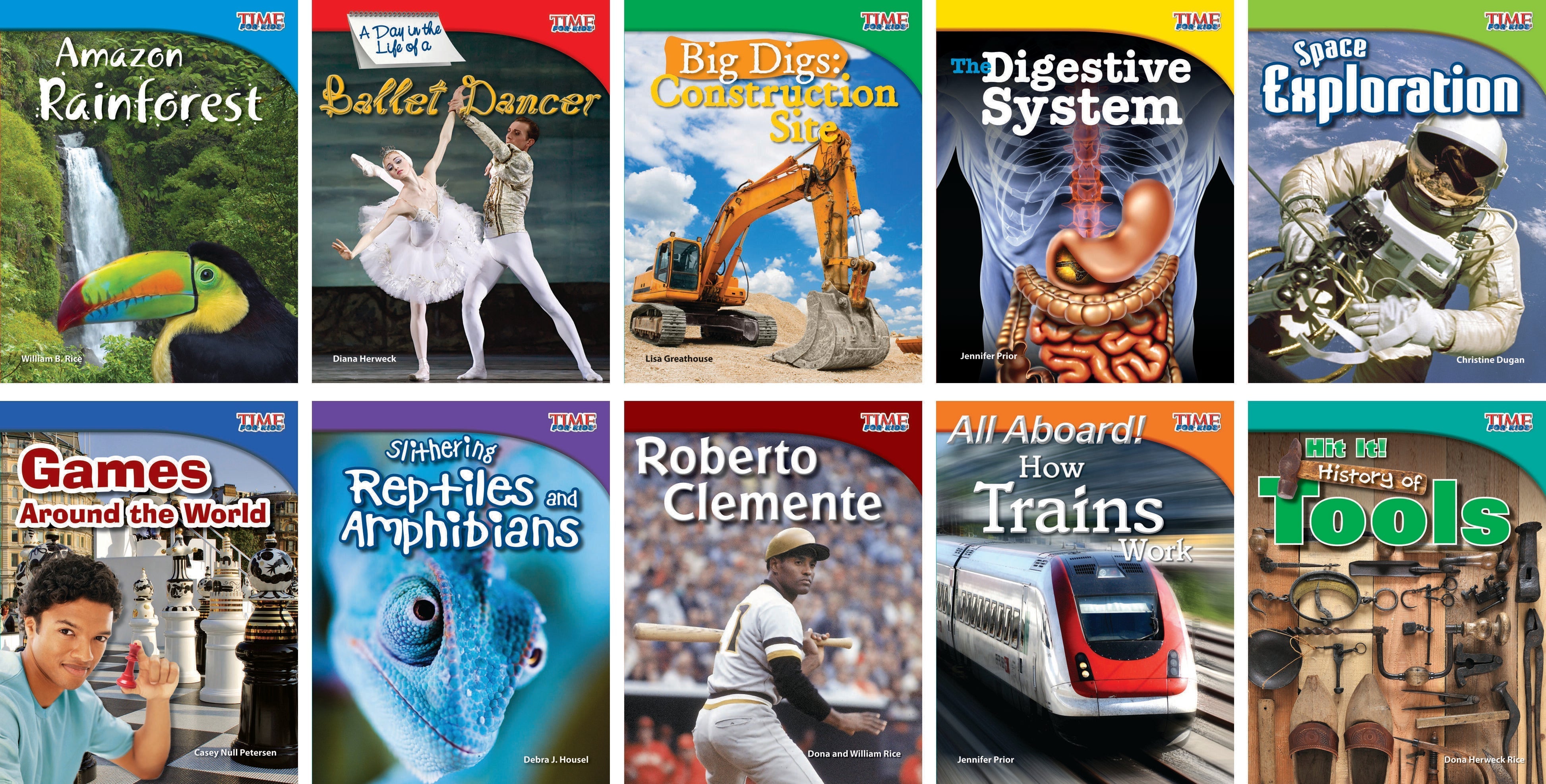 BOOKS TIME FOR KIDS INFORMATIONAL TEXT GR 3 ENG SET 2 SET OF 10