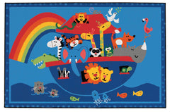 CARPETS FOR KIDS - KIDSVALUE NOAHS ANIMALS - 4 FT X 6 FT RECTANGLE