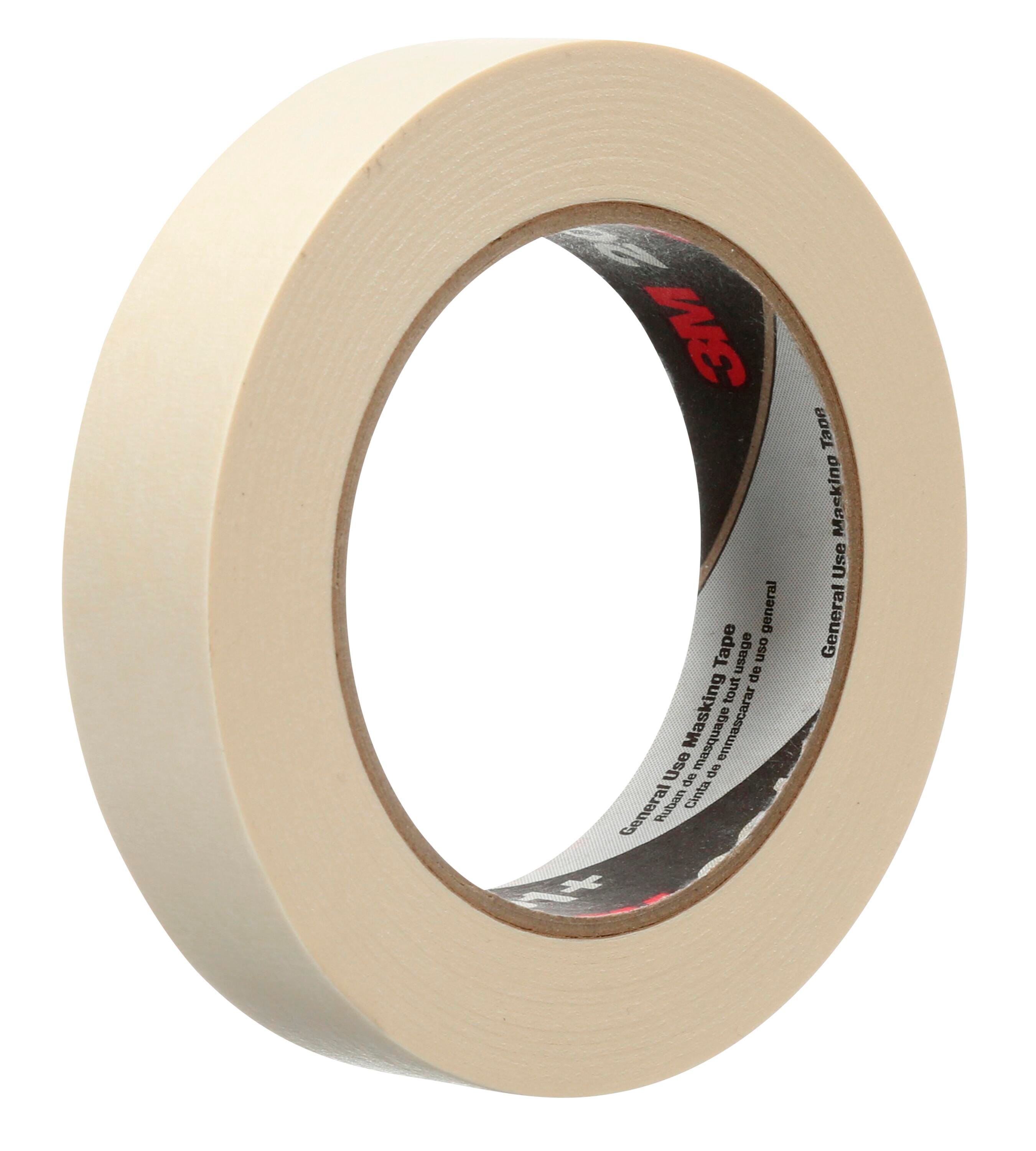 TAPE 3M GENERAL USE MASKING TAPE 1 IN X 60 YD TAN