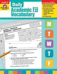 WORKBOOK - DAILY ACADEMIC VOCABULARY GRADE 6