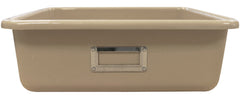 SHIRLEY KS T-183 STORAGE BIN - 14 L X 12 W X 4 H - IVORY - EACH
