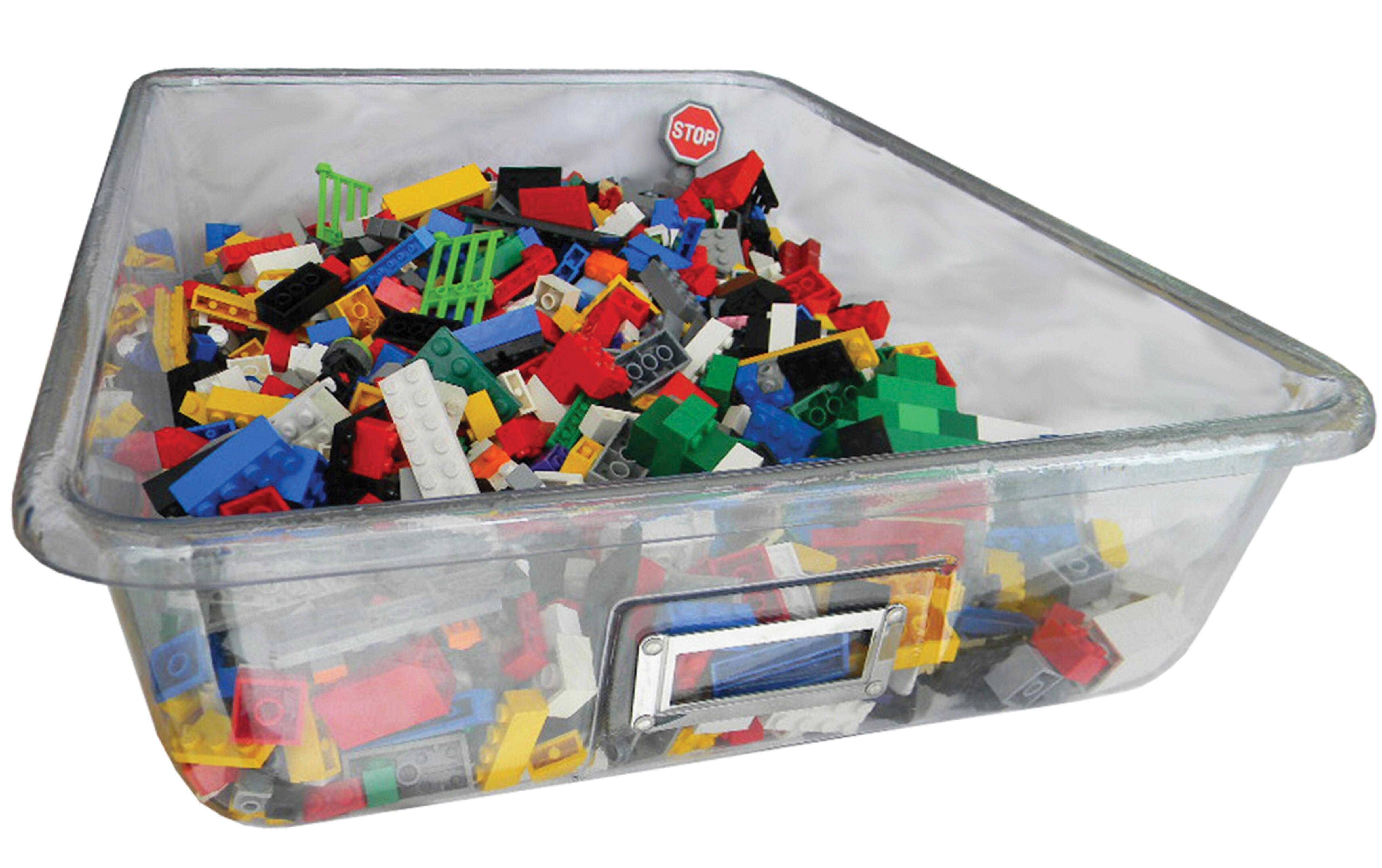 SHIRLEY KS T-183 STORAGE BIN - 14 L X 12 W X 4 H - CLEAR - EACH