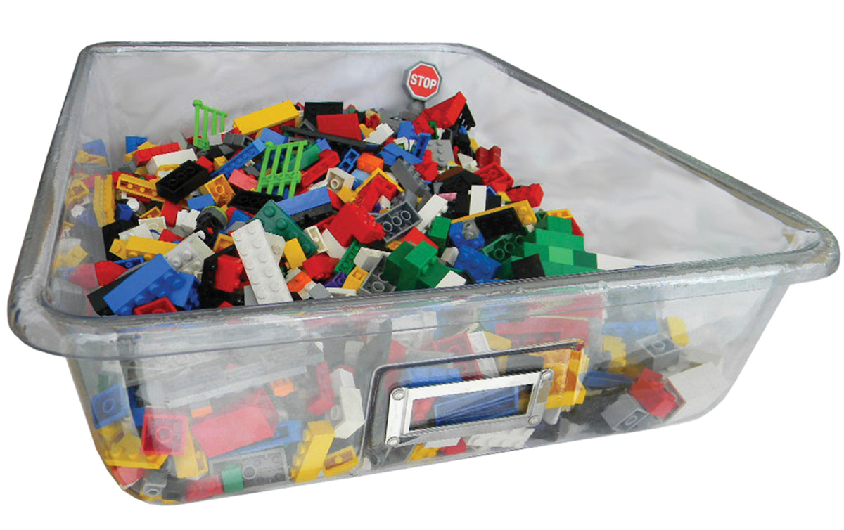 SHIRLEY KS T-183 STORAGE BIN - 14 L X 12 W X 4 H - CLEAR - EACH