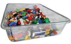 SHIRLEY KS T-183 STORAGE BIN - 14 L X 12 W X 4 H - CLEAR - EACH