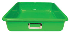 SHIRLEY KS T-142 STORAGE BIN - 19 L X 12-1/2 W X 4-3/8 H - GREEN - EACH