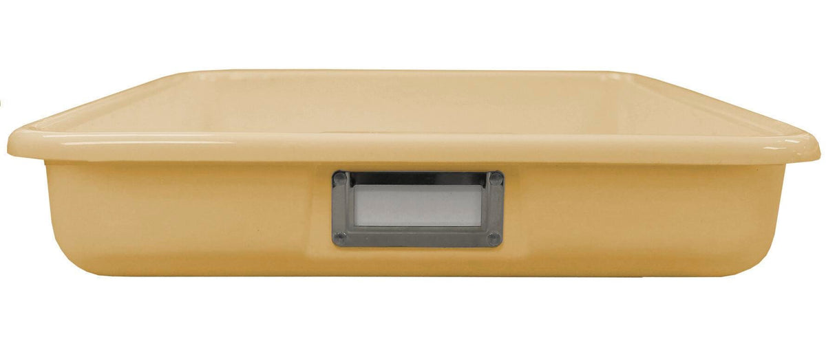 SHIRLEY KS T-181 STORAGE BIN - 16 L X 12 W X 4 H - IVORY - EACH