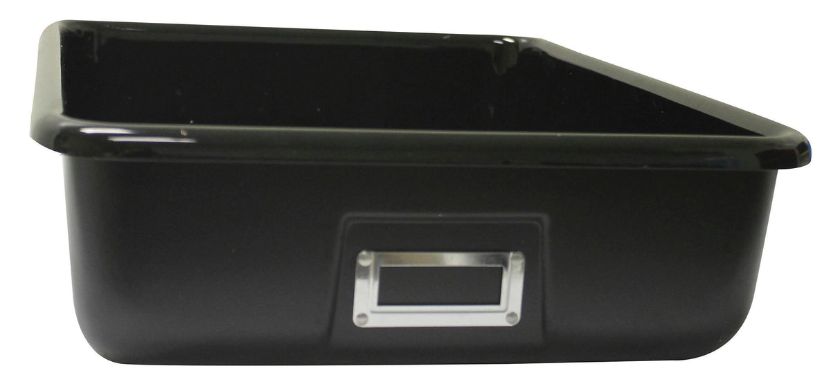 SHIRLEY KS T-181 STORAGE BIN - 16 L X 12 W X 4 H - BLACK - EACH