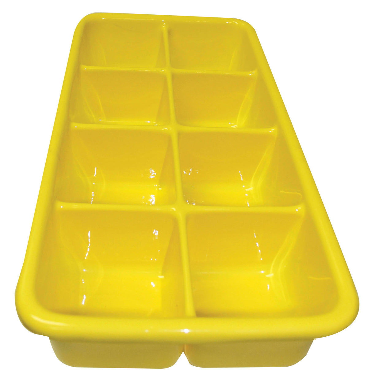 TRAY 19 X 9-1/2 X 3-1/2 IN 8 COMPARTMENT YELLOW