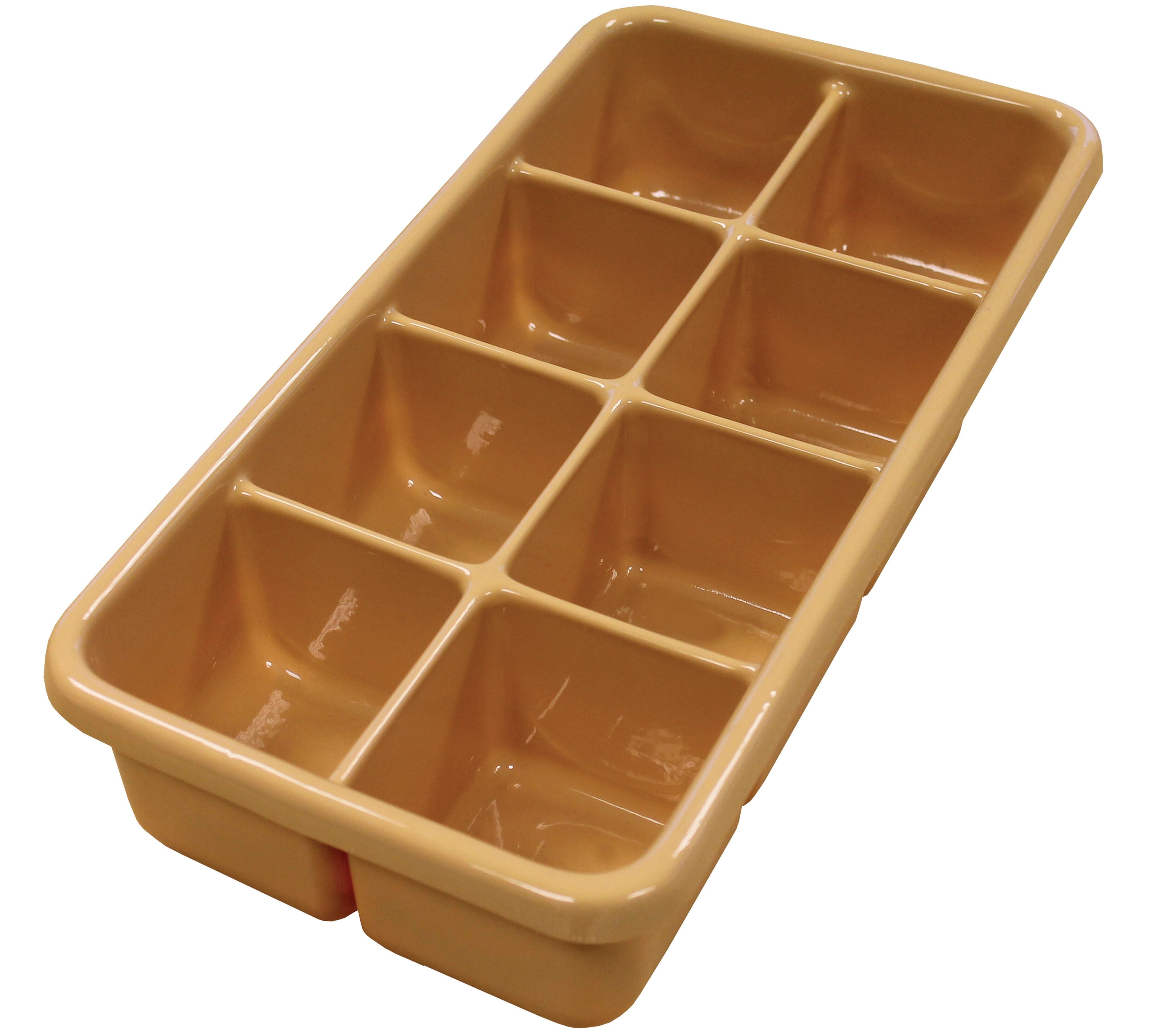 TRAY 19 X 9-1/2 X 3-1/2 IN 8 COMPARTMENT TAN