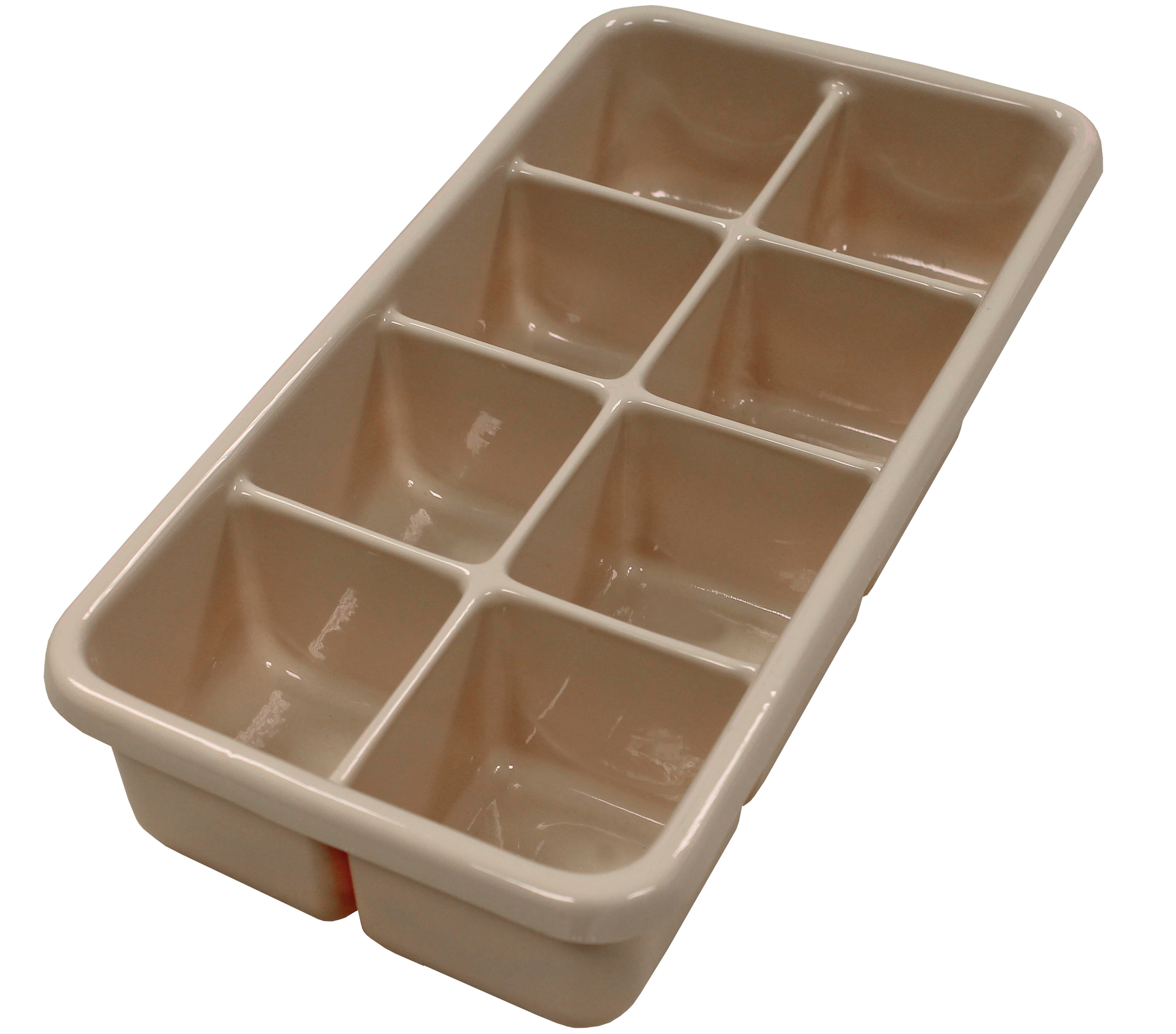TRAY 19 X 9-1/2 X 3-1/2 IN 8 COMPARTMENT IVORY