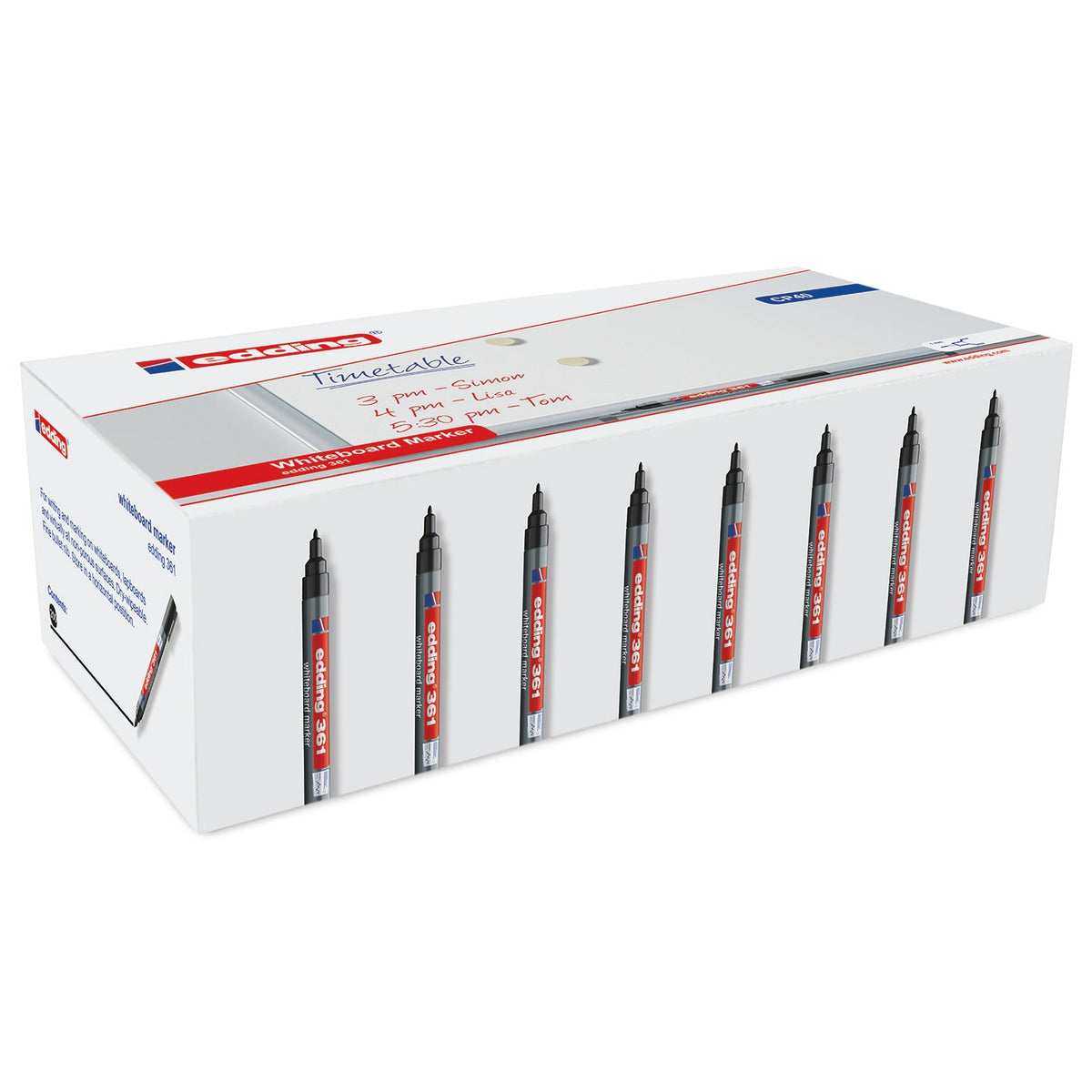 Marker Dwipe Edding Fine Black Pk200