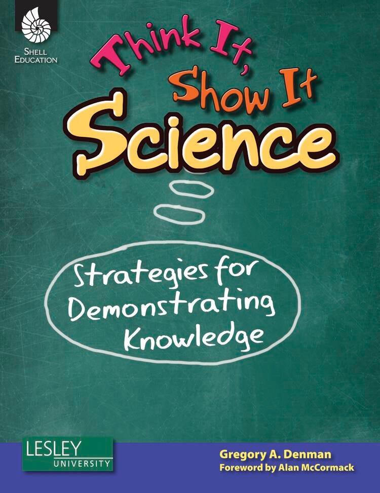 DISC-BOOK THINK IT SHOW IT SCIENCE GRADES 3-8