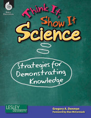 DISC-BOOK THINK IT SHOW IT SCIENCE GRADES 3-8
