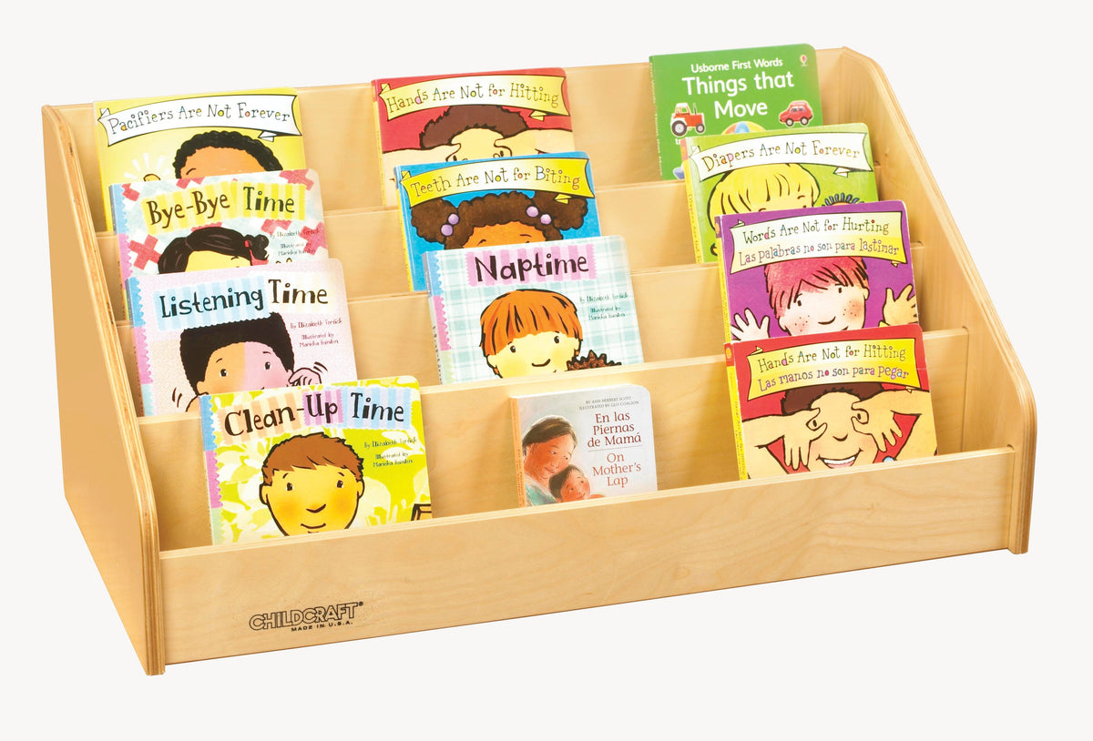BOOK DISPLAY 4 SHELF LOW TODDLER 14 H IN