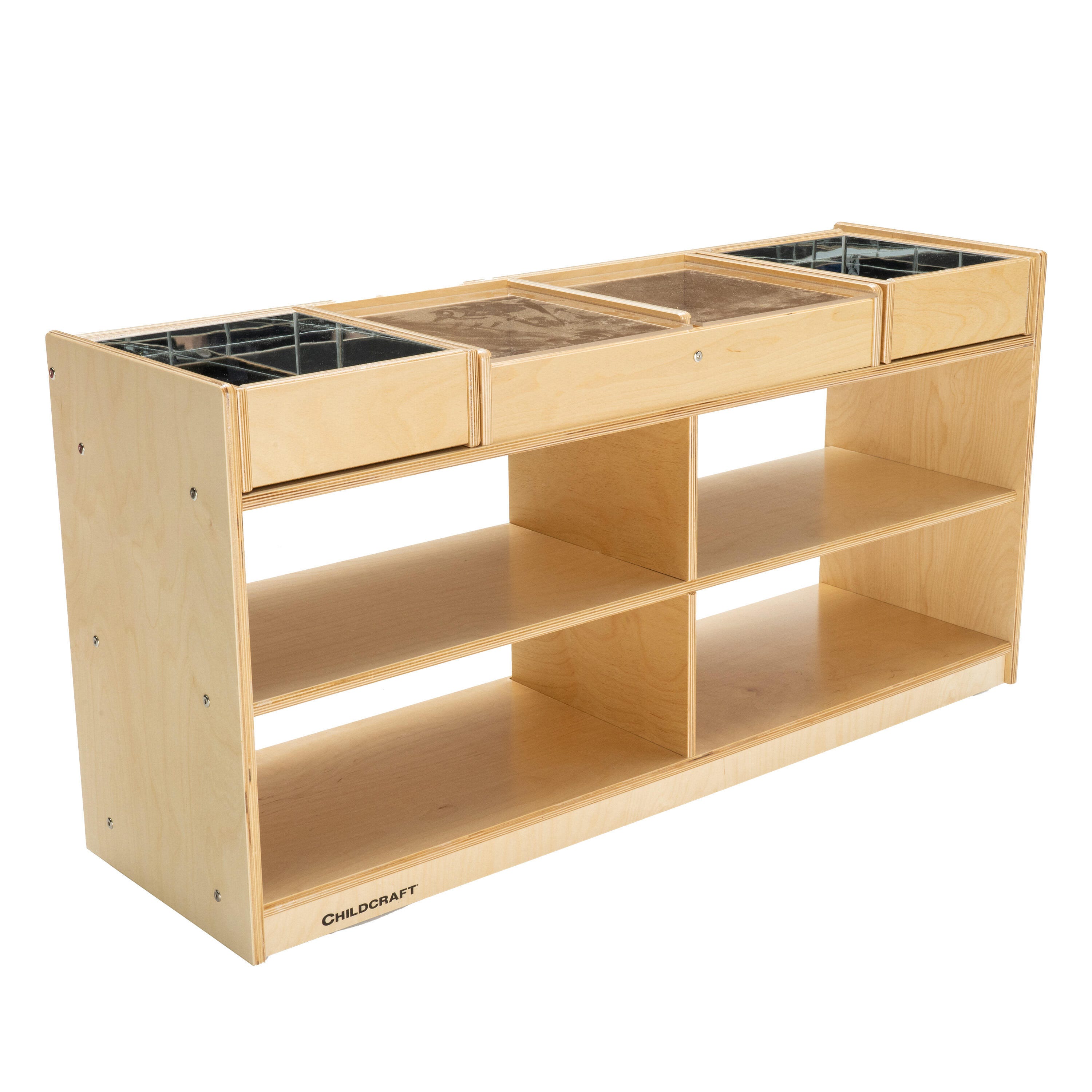 QS SCIENCE CENTER W/ MIRRORED TRAYS MOBILE 24H