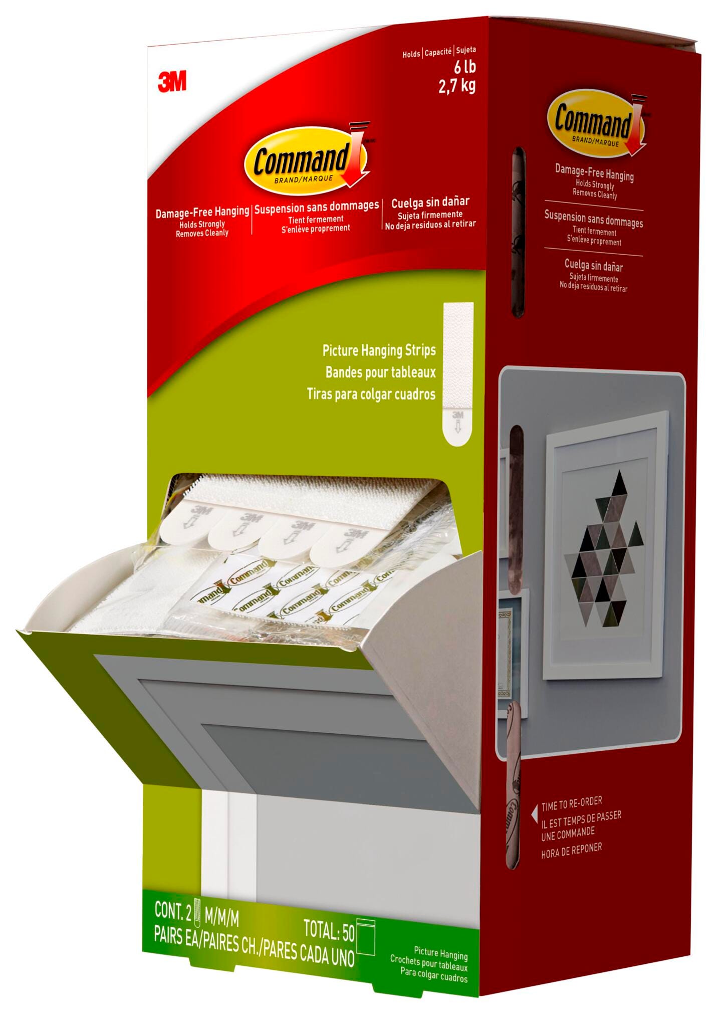 ADHESIVE STRIPS MEDIUM PICTURE TRIAL 4 STRIPS PACK OF 50