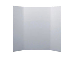 PRESENTATION BOARD TRI FOLD SCHOOL SMART 48X36 IN WHITE PK OF 10