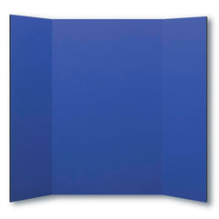 PRESENTATION BOARD TRI FOLD SCHOOL SMART 48X36 IN BLUE PK OF 10