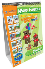 FLIP CHART WORD FAMILIES GRADES PREK-1 SET OF 10