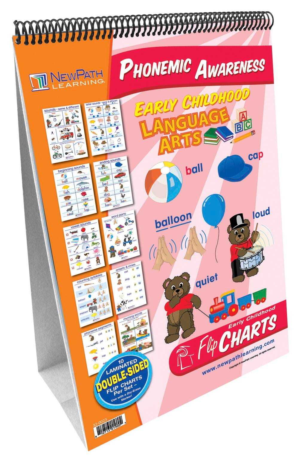 FLIP CHART PHONEMIC AWARENESS PREK-1 S/10