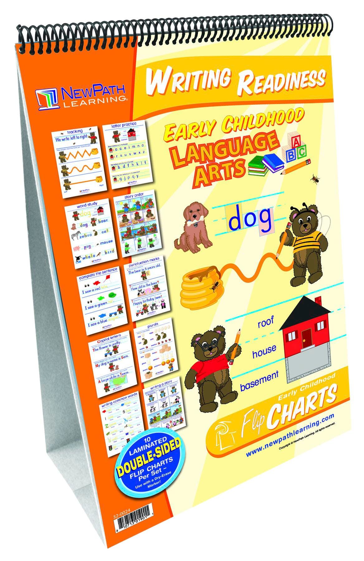 FLIP CHART WRITING READINESS PREK-1 S/10