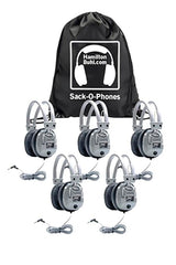 HEADPHONES SACK-O-PHONES SILVER PK OF 5 HAMILTON BUHL SOP-SC7V