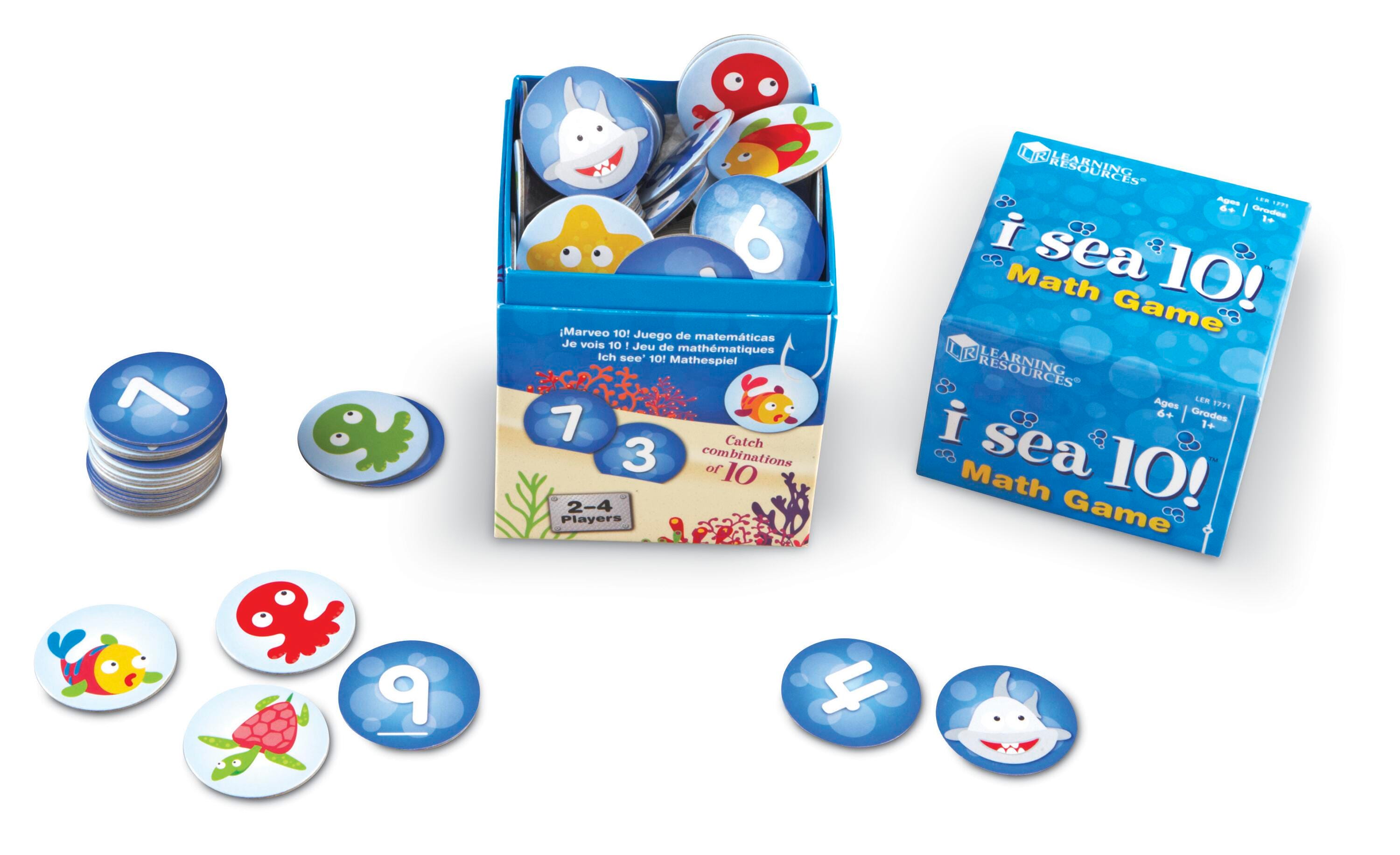 GAME - I SEA 10 MATH GAME GRADES 1+