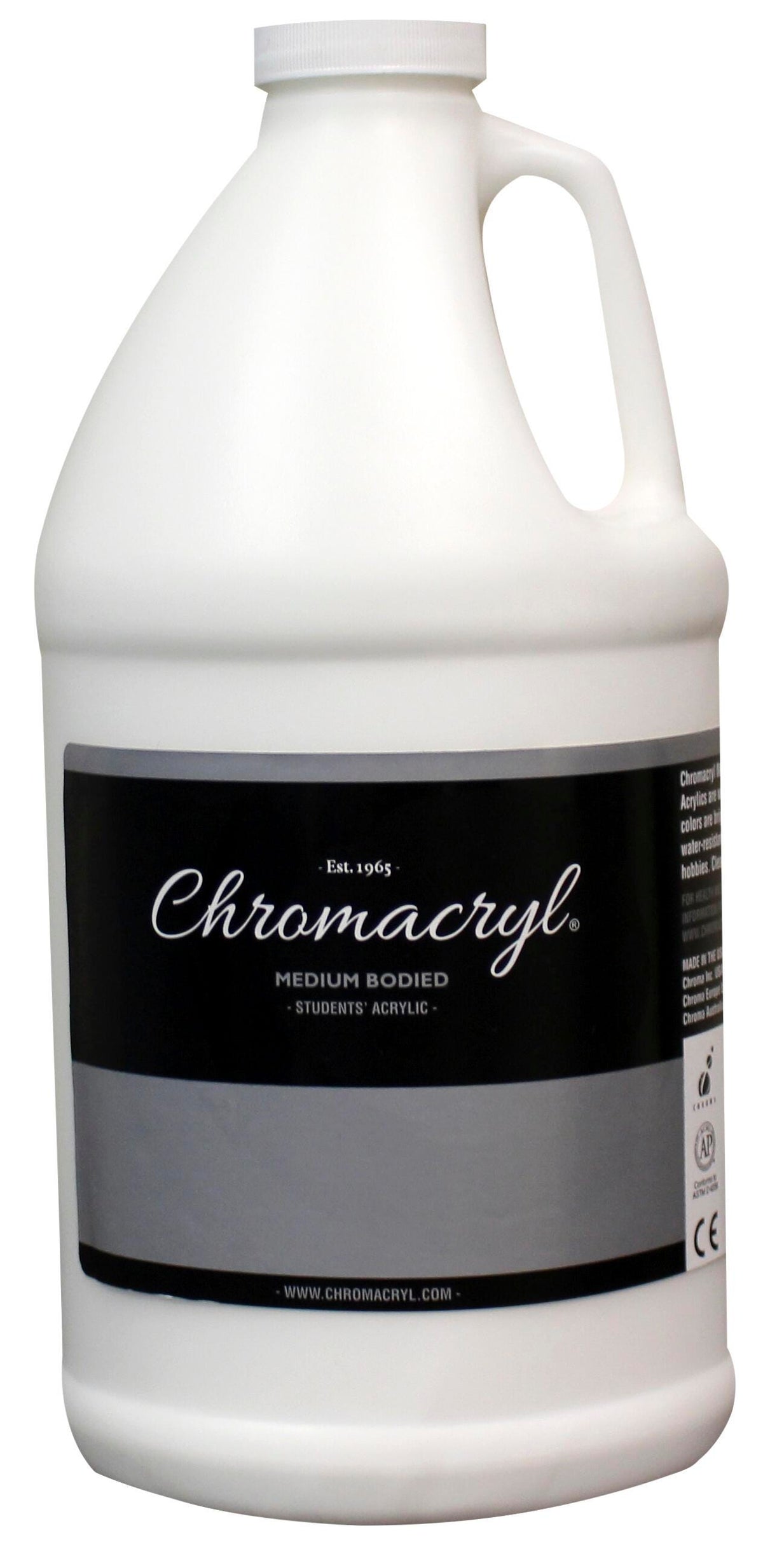 PAINT ACRYLIC STUDENTS CHROMACRYL BLOCK OUT WHITE HALF GALLON