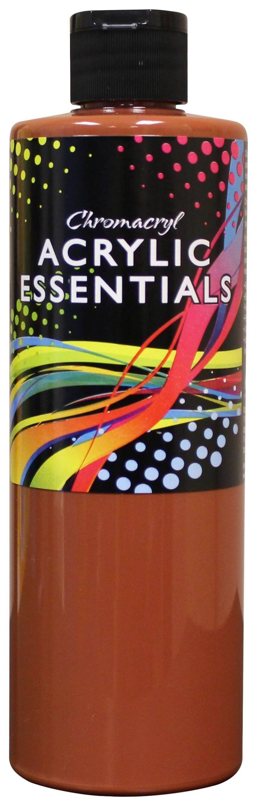 PAINT ACRYLIC CHROMACRYL ESSENTIALS BURNT SIENNA PINT