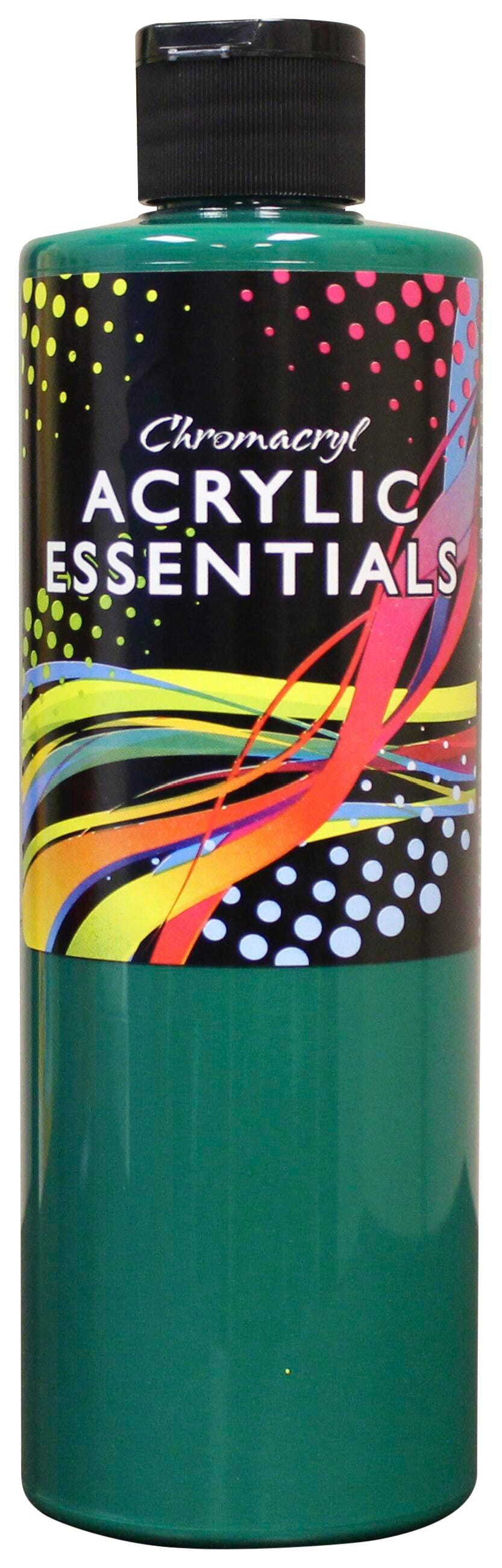 PAINT ACRYLIC CHROMACRYL ESSENTIALS DEEP GREEN PINT